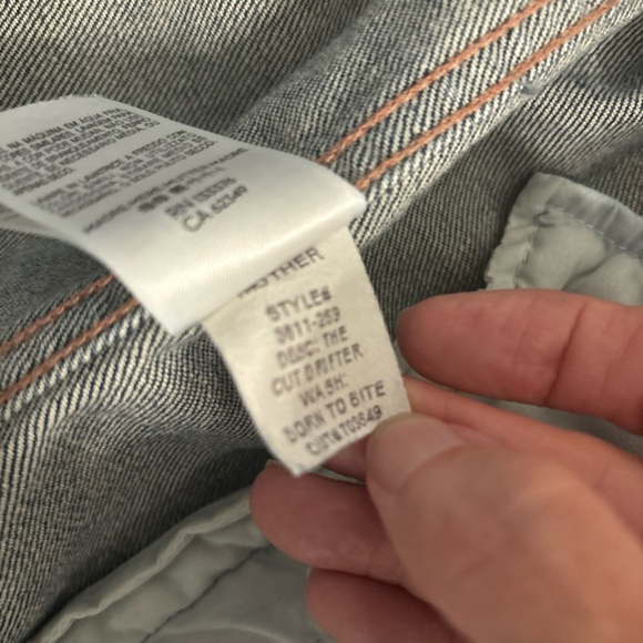 MOTHER SUPERIOR premium denim jacket with ragged edge XS - Picture 3 of 3